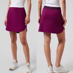NWT Athleta Fairway Skort 18” Vibrant Purple